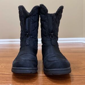 Nine West Women's Black Quilted Winter Boots